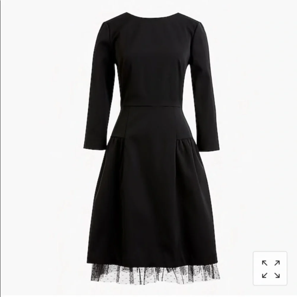 J.crew dress tulle hem,‎ sz 4 cocktail classic elegant party holiday BLD